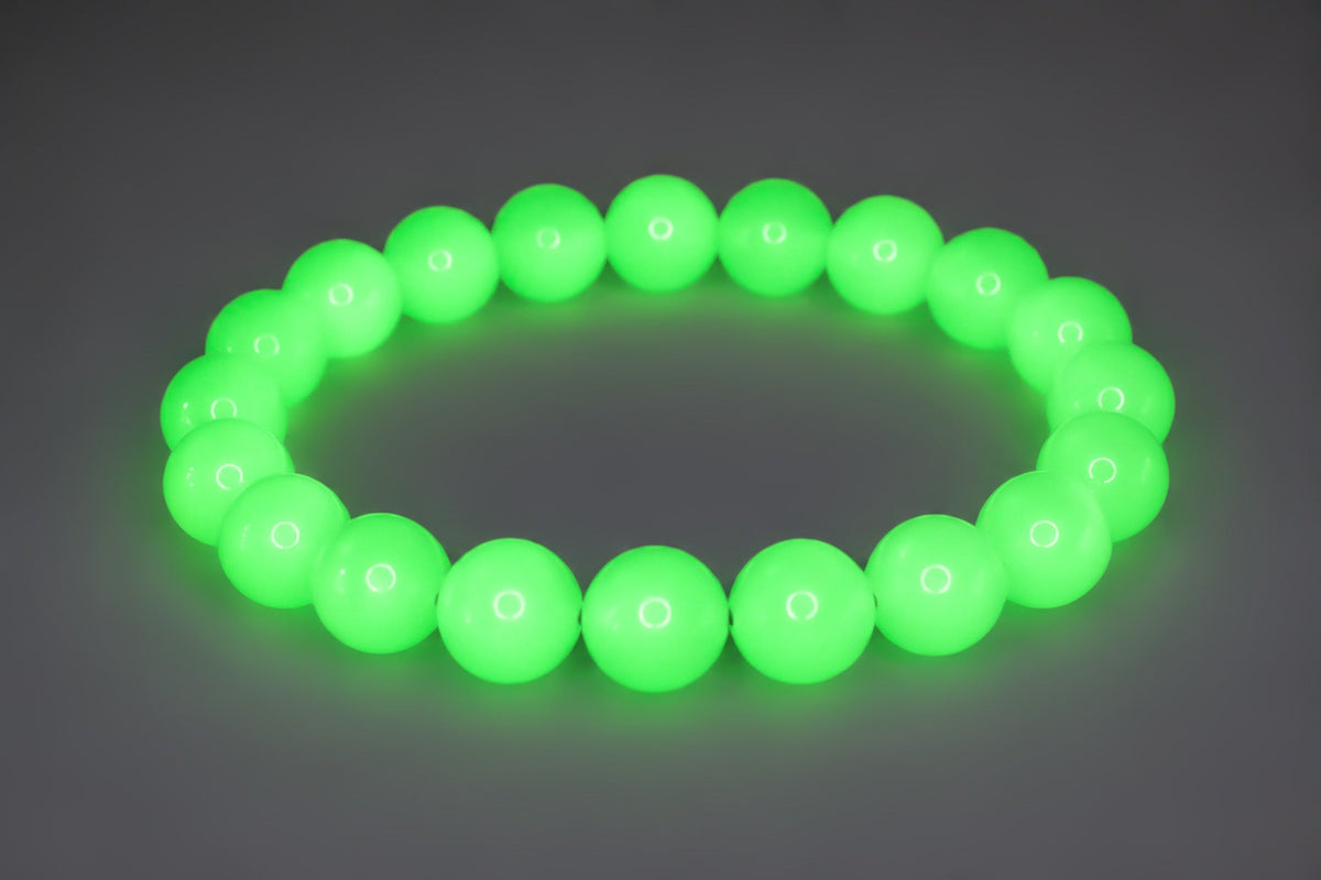 Super Lume Bracelet V2 — Emerald Green — handcrafted bracelet detail view 5