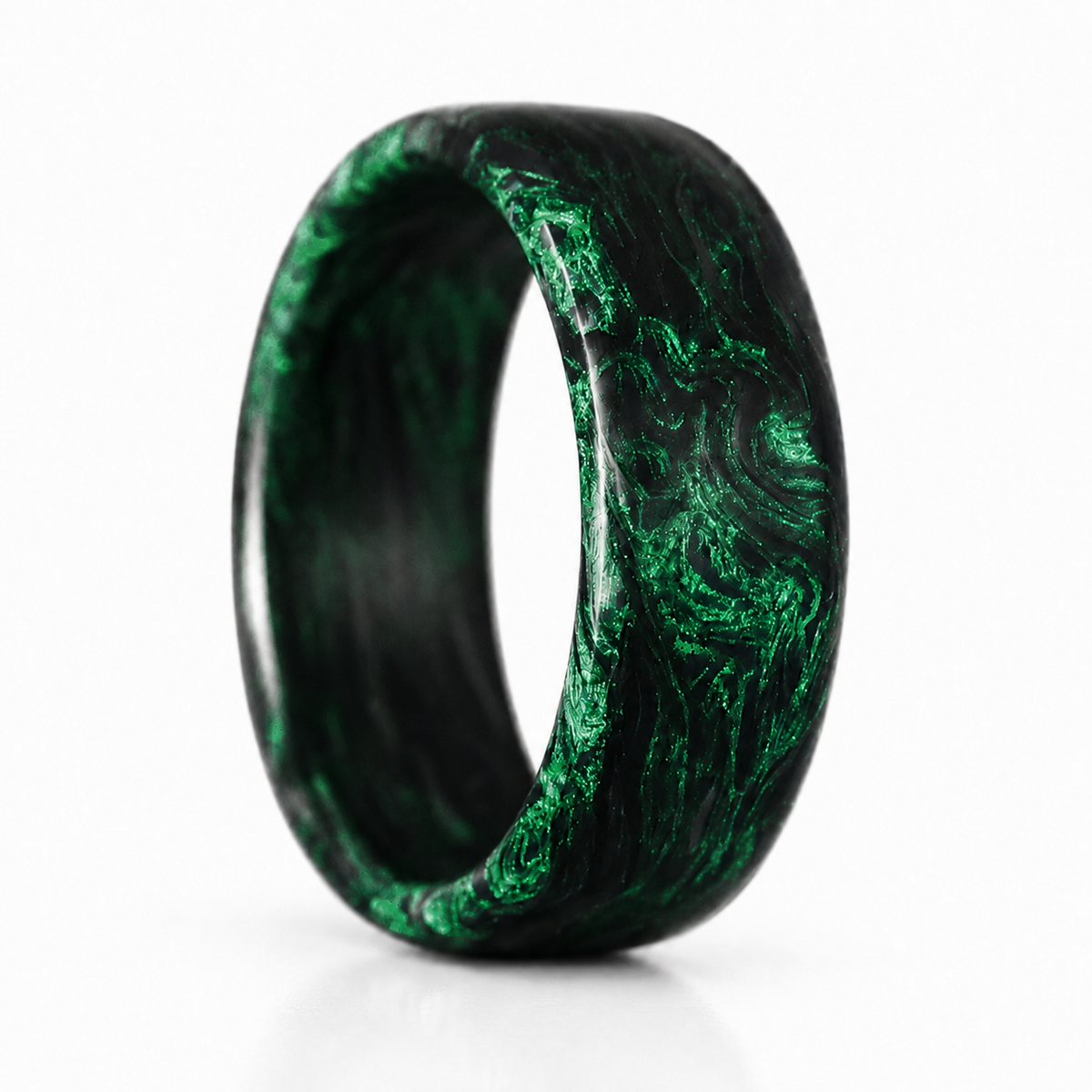 Carbon Storm — Venom Ring — handcrafted ring detail view 3