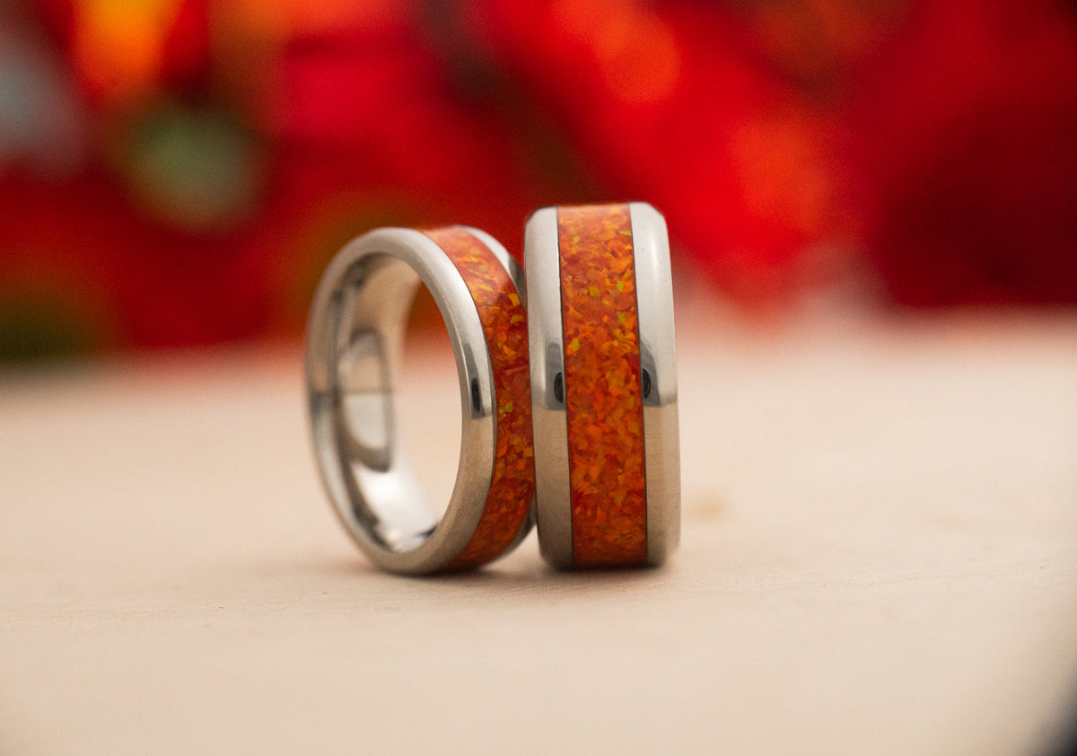Ignition — Stainless Steel Ring — handcrafted ring detail view 11