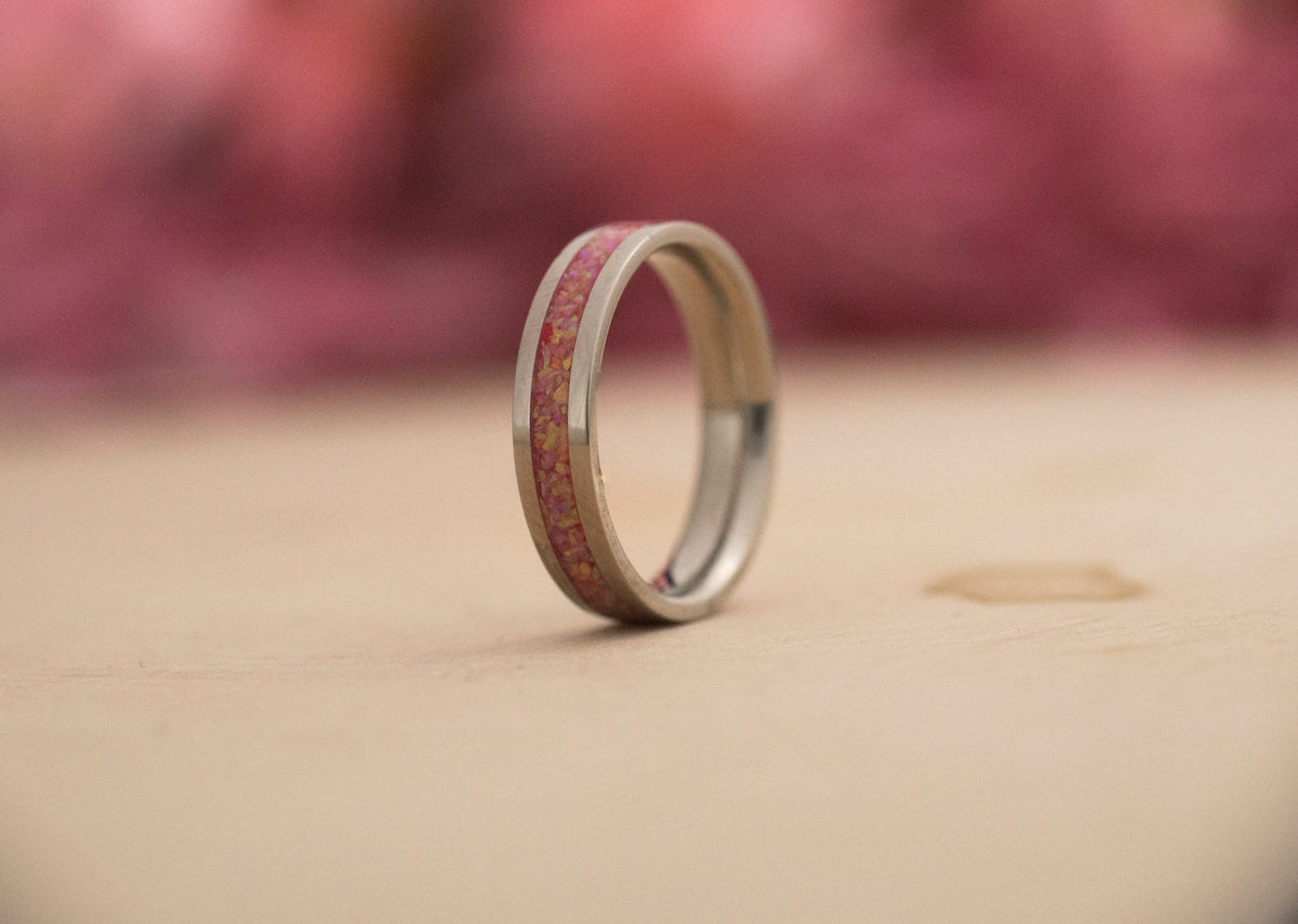 Blush — Stainless Steel Ring — handcrafted ring detail view 6