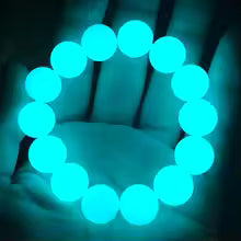 Super Lume Bracelet V2 — Aqua — handcrafted bracelet detail view 7